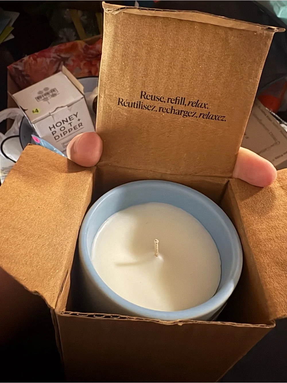 Siblings Ceramic Candle - Light Blue Soli Neroli forever candle limited edition